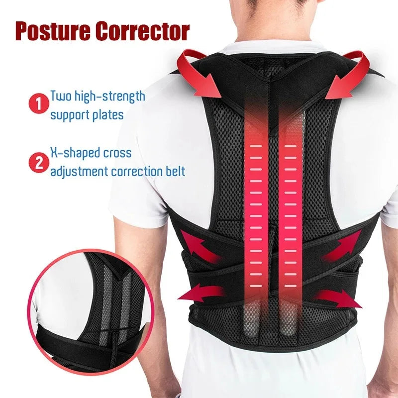 Back Support Posture Corrector Body Lumbar Brace Back Trainer