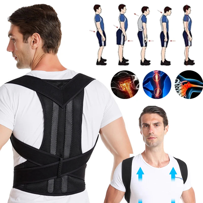 Back Support Posture Corrector Body Lumbar Brace Back Trainer