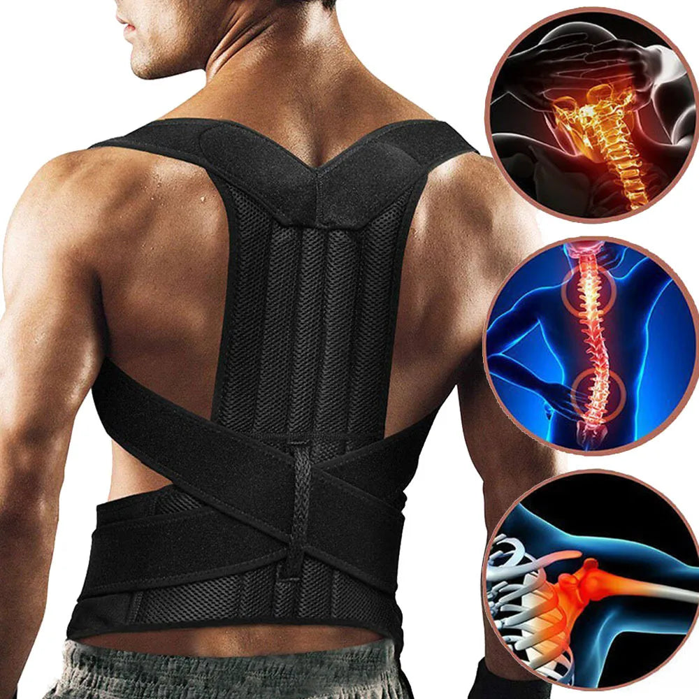 Back Support Posture Corrector Body Lumbar Brace Back Trainer